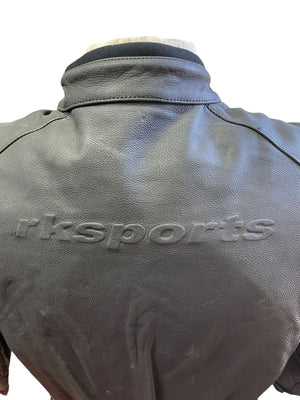 Blouson de moto en cuir de vachette RK Sports