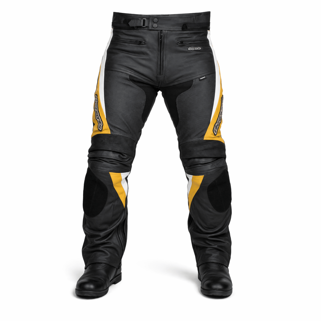 RK Sports Leather Chief Motorcycle Trousers