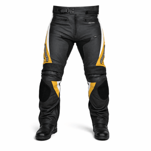 Pantalon de moto en cuir Chief RK Sports