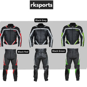 RKsports Chief Motorcycle Leather Trouser and Road Eagle Jacket Combination