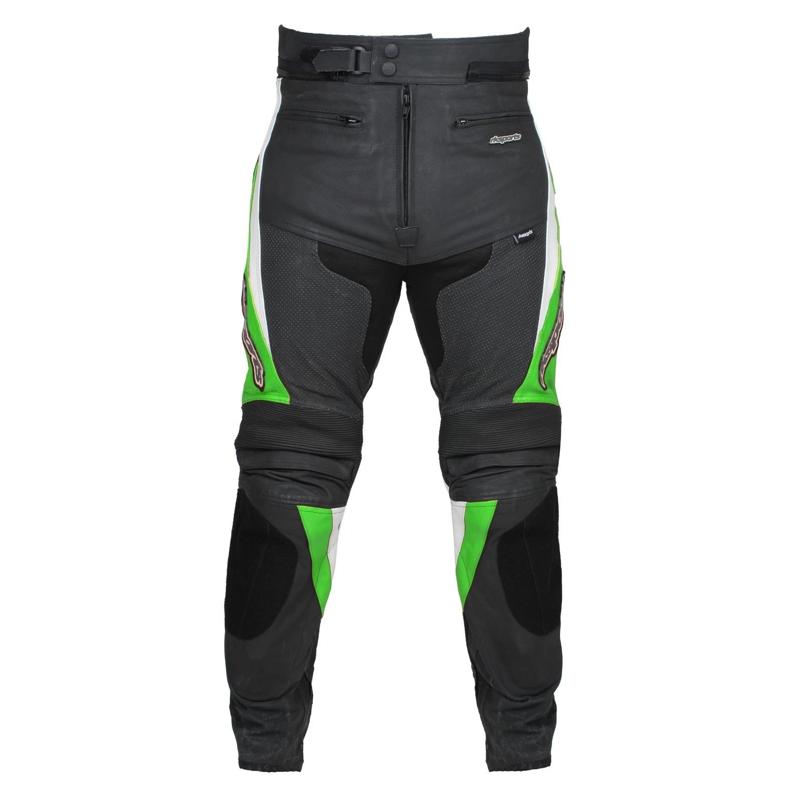 RKsports Green Chief Motorcycle Leather Trouser Before 159.99 Now 79.99