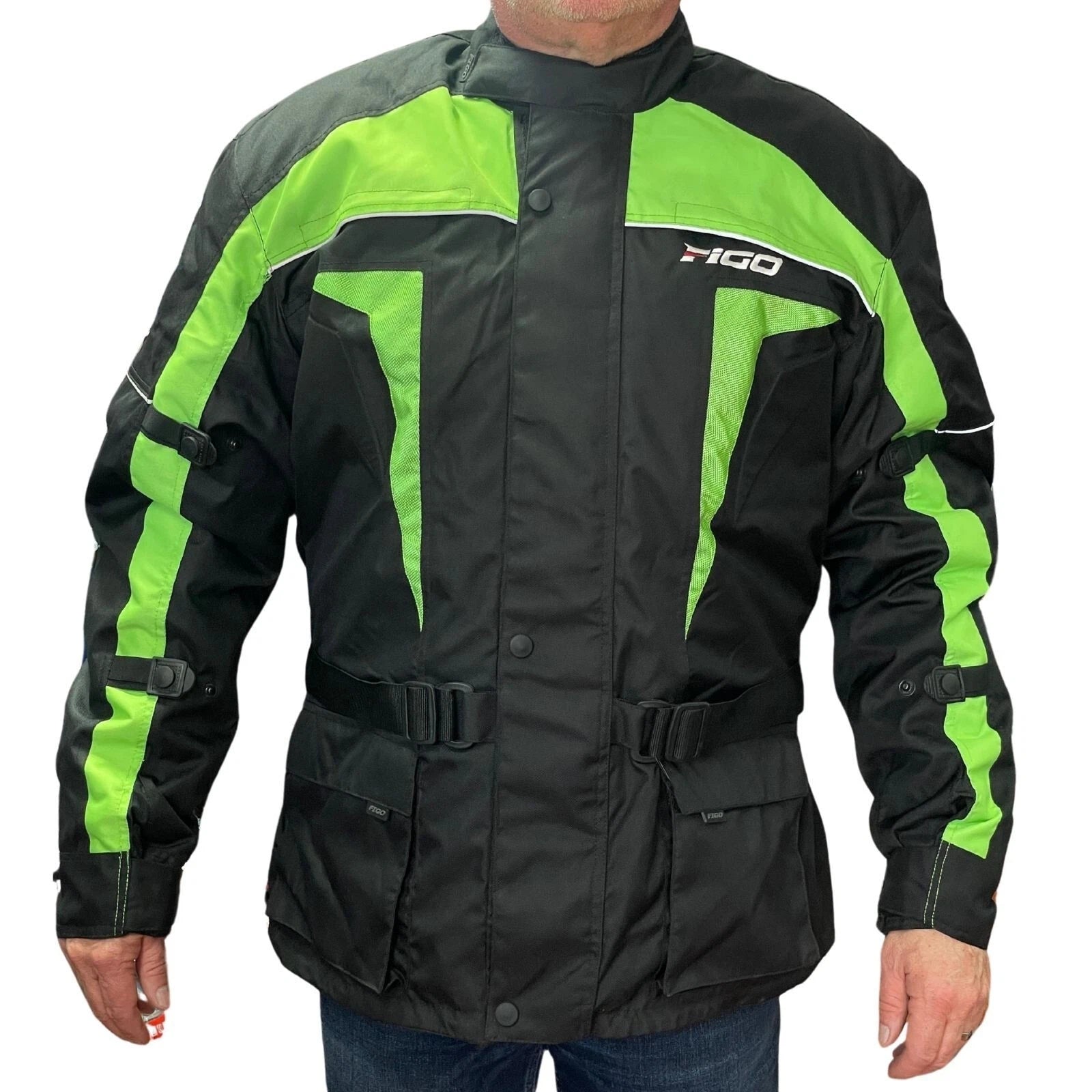 Figo 4141 Motorcycle Motorbike protective textile Jacket