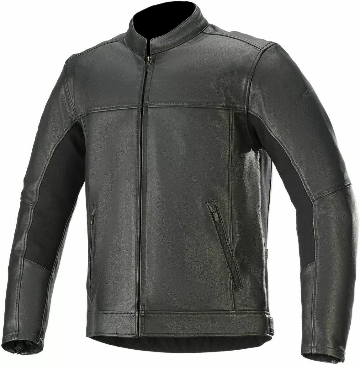 Alpinestars Topanga Leather Motorcycle Motorbike Jacket Black