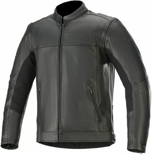Alpinestars Topanga Leather Motorcycle Motorbike Jacket Black