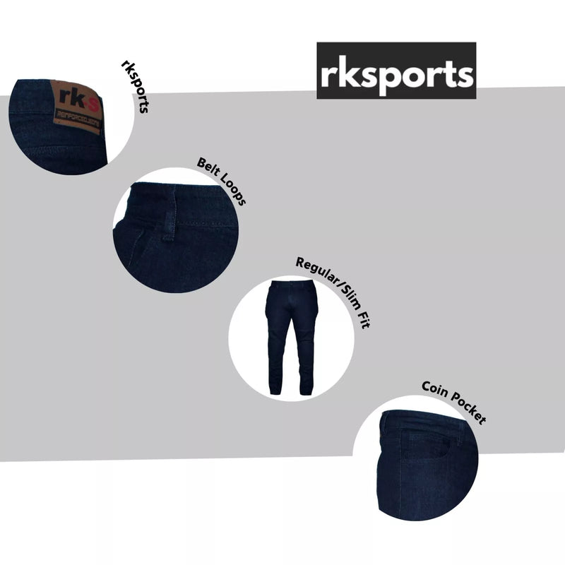RK Sports Original CE Approved A Rated Motorcycle Denim Jeans – Comfortable