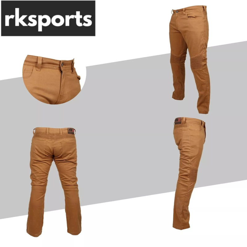 Rksports cargo armed lined Protective men Brown jeans