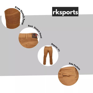 Rksports cargo armed lined Protective men Brown jeans
