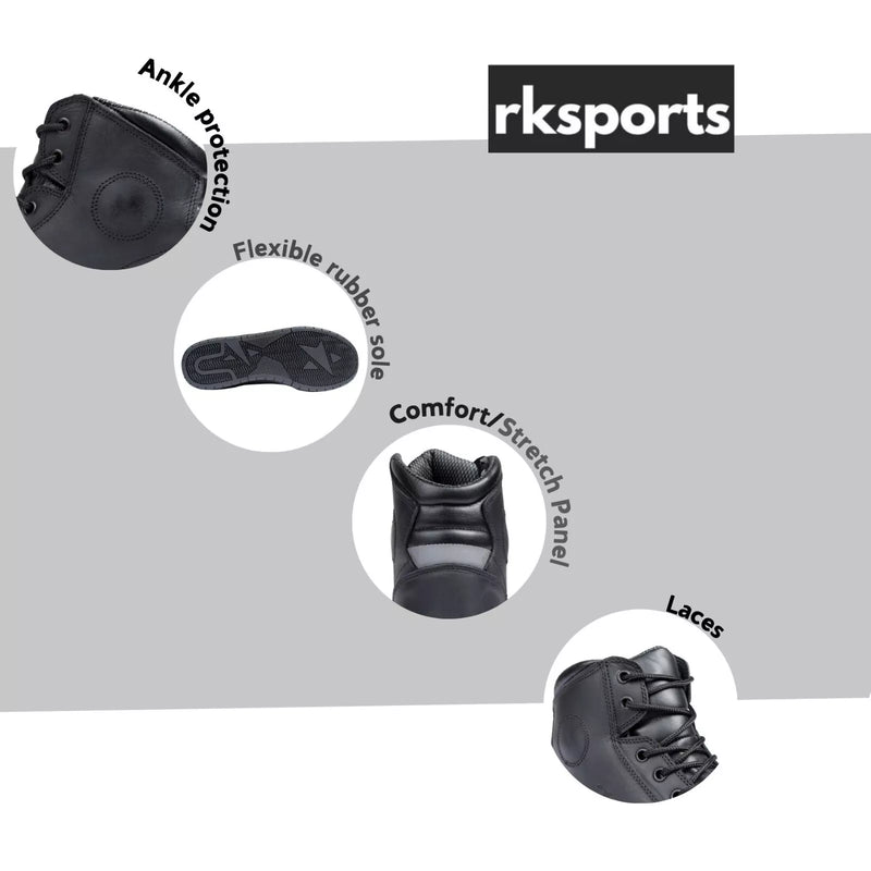rksports 1002 new trainer black brown leather motorcycle motorbike boots