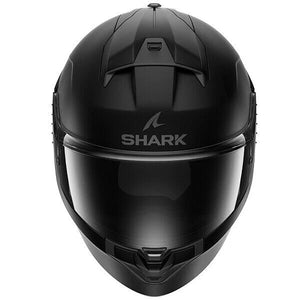 Shark Ridill 2 Plain Motorcycle Motorbike Full Face Helmet Black Matt BLANK KMA