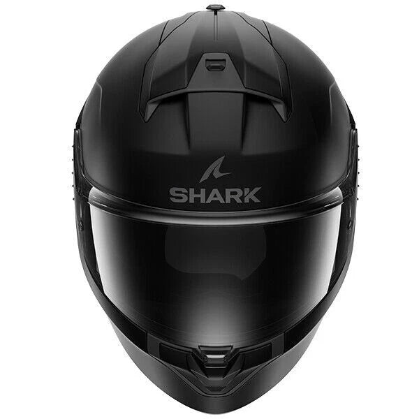 Shark Ridill 2 Plain Motorcycle Motorbike Full Face Helmet Black Matt BLANK KMA
