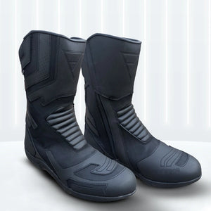 RKSPORTS NEW STYLE MODE MOTOBIKE CE APPROVED  BLACK WATER RESISTANT  BOOTS