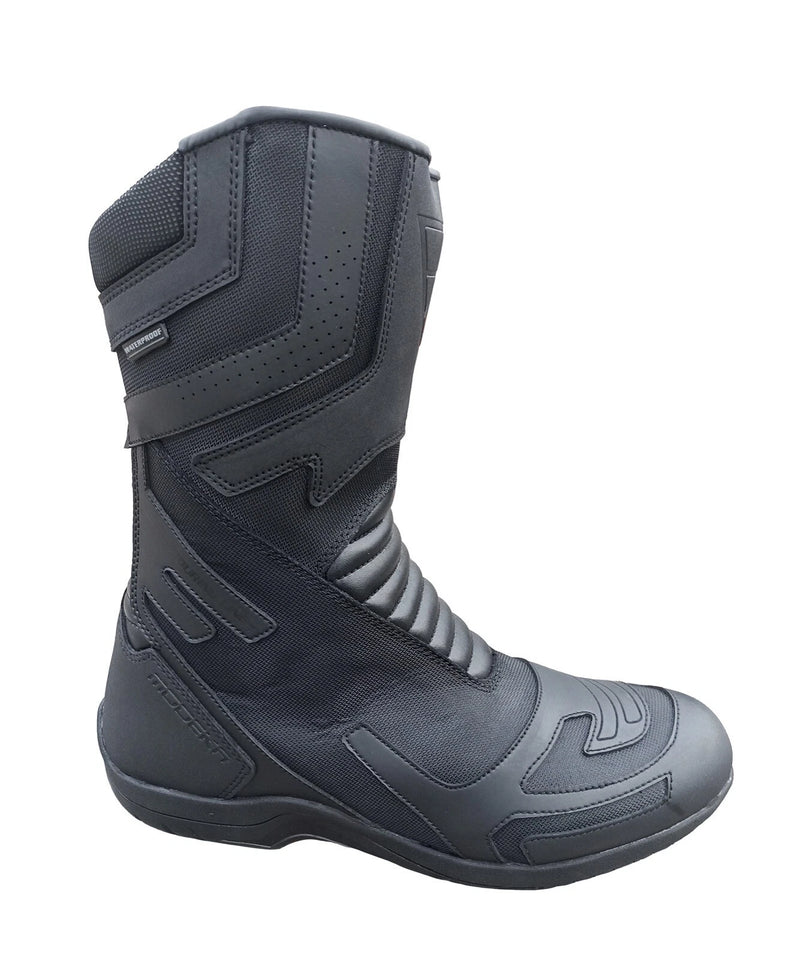 RKSPORTS NEW STYLE MODE MOTOBIKE CE APPROVED  BLACK WATER RESISTANT  BOOTS