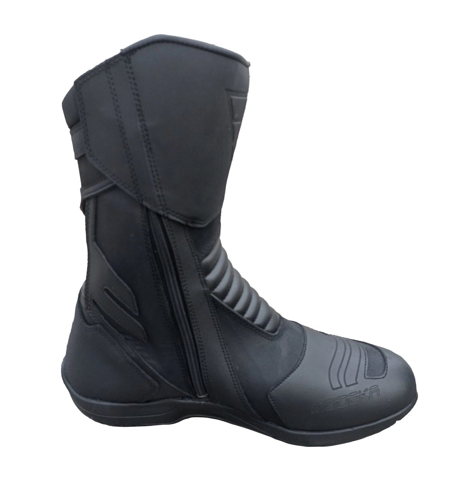 RKSPORTS NEW STYLE MODE MOTOBIKE CE APPROVED  BLACK WATER RESISTANT  BOOTS