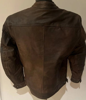Rksports Mens Speed 09 Leather Motorcycle Armoured  Jacket