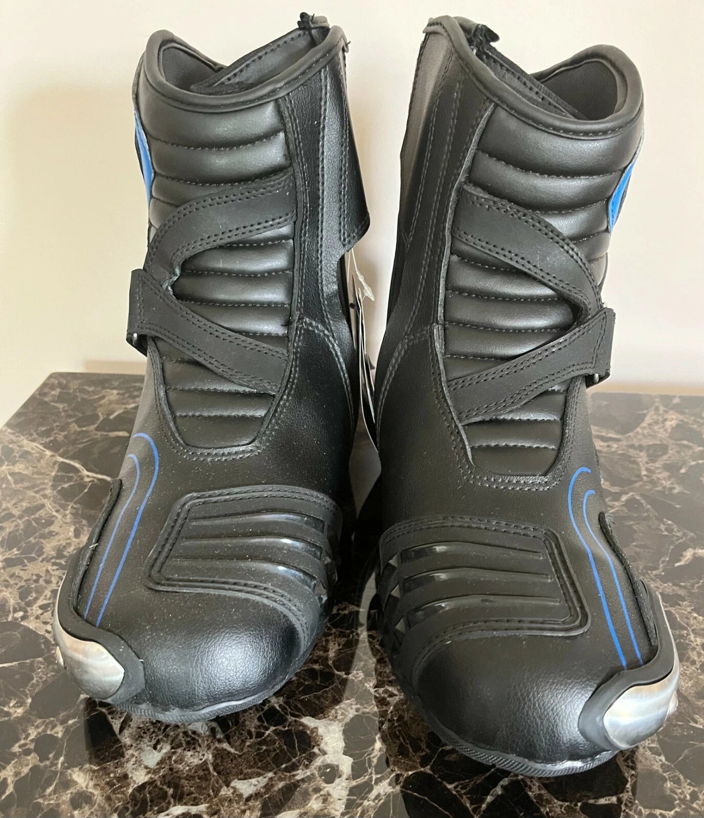 SPEED MAXX SHORT LEATHER CRUISER MOTORBIKE MOTORCYCLE BOOTS MENS KIDS LADIES
