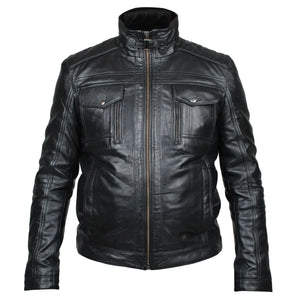 Rksports Mens  Style MB 380 Fashion Leather jacket
