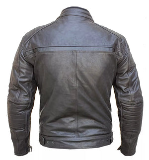 Rksports Style 1118 Mens  Fashion Leather Motorcycle motorbike Jacket  Armour