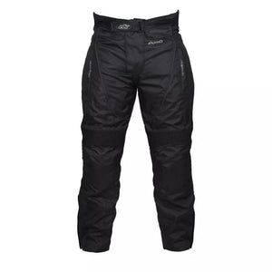 RKSPORTS 2121 WATERPROOF MOTORBIKE MOTORCYCLE BLACK MENS TEXTILE  TROUSERS
