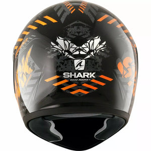 SHARK Integralhelm Shark S600 Poonky schwarz weiß orange