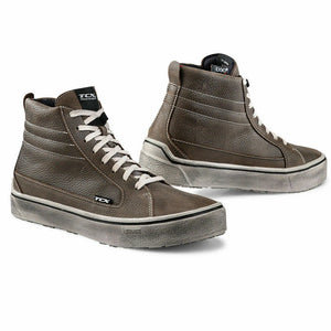 TCX STREET 3 WP WATERPROOF BROWN URBAN MOTORCYCLE MOTORBIKE SHORT BIKE BOOTS