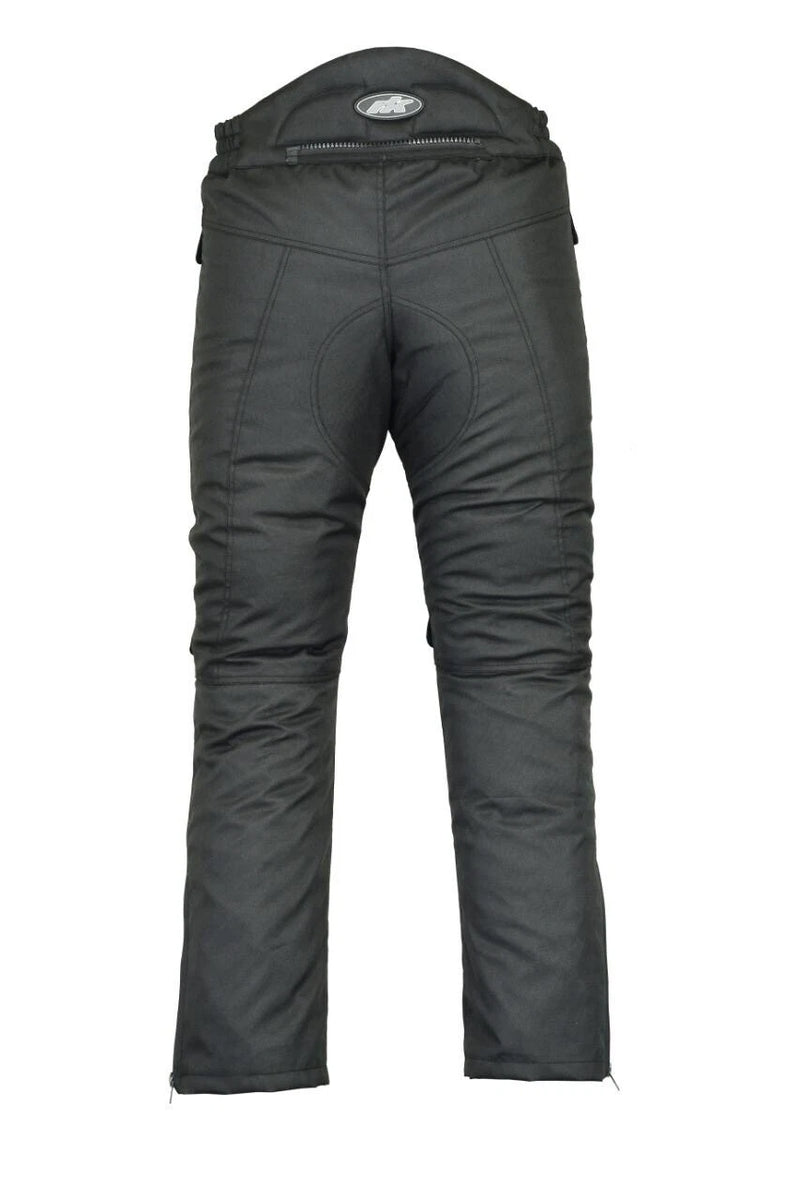 RKSPORTS STYLE 430 WATERPROOF MOTORBIKE  BLACK MENS TEXTILE TROUSERS