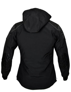 RKSports ladies Motorcycle  CE Armour Waterproof Soft Shell Hoodie Jacket