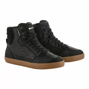 Alpinestars J-6 WP Ankle Short Motorcycle/Scooter Waterproof Shoe/Boot-Black-Gum