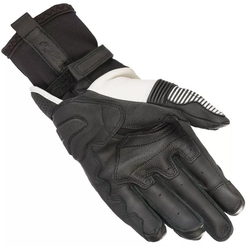 Alpinestars GP X V2 Touchscreen Leather Motorcycle Gloves - Black / White