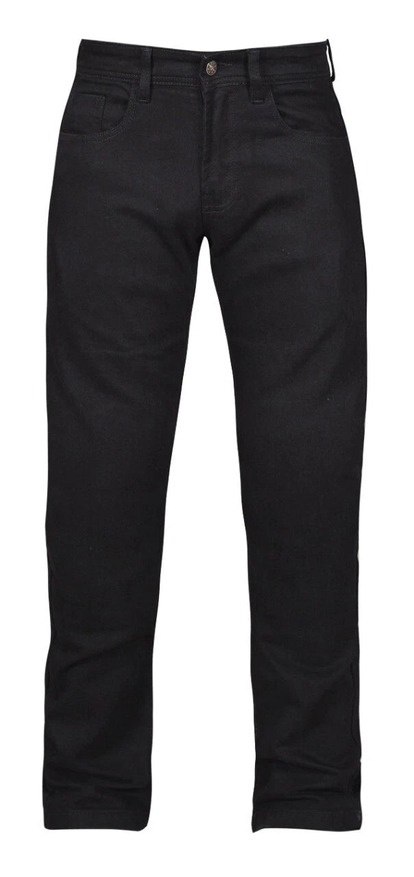 New Mens Motorcycle Water Repellant Denim stretch Jeans with Protective Lining