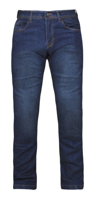 New Mens Motorcycle Water Repellant Denim stretch Jeans with Protective Lining