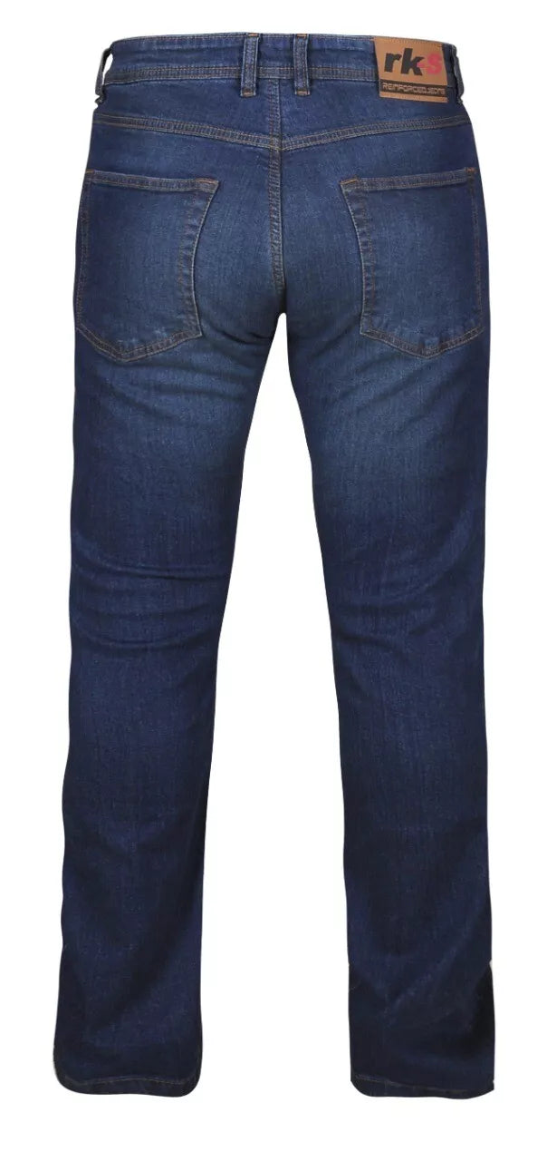 New Mens Motorcycle Water Repellant Denim stretch Jeans with Protective Lining