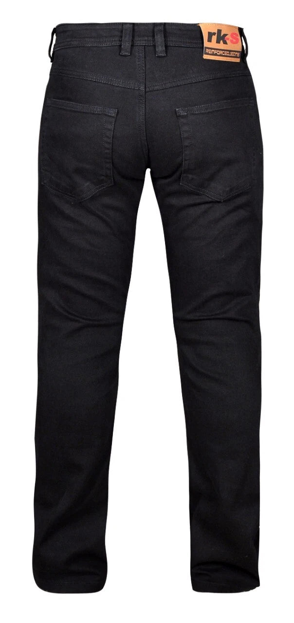 New Mens Motorcycle Water Repellant Denim stretch Jeans with Protective Lining