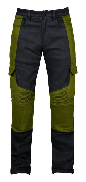 Neu Herren Stretch Cargo Motorrad Wasser Abweisend Jeans Mit kevlar