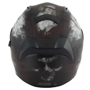 VCAN V128 Rage Motorcycle Motorbike Full Face Crash Helmet