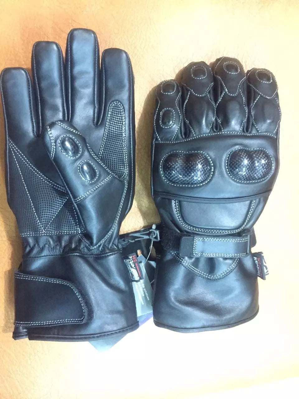 RKSports New Winter Waterproof Windproof Leather Motorcycle Motorbike Gloves