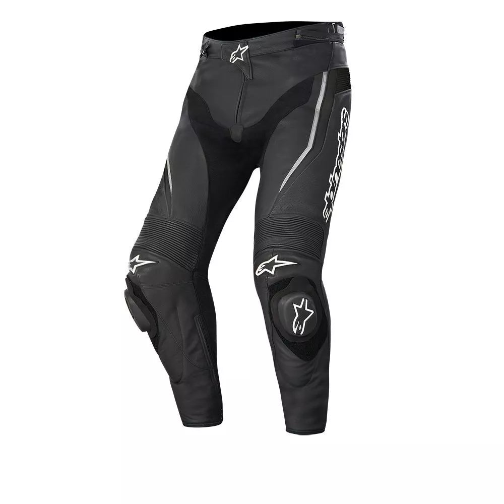 Alpinestars Track Motorcycle Motorbike V2 Leather Racing Trousers (+ free gift)