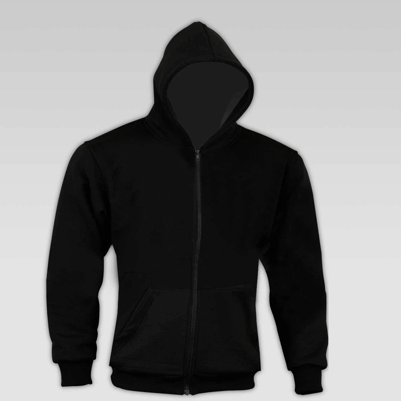 RKSports Motorcycle Motorbike Kevlar Lined Black Hoodie and Protective Jeans