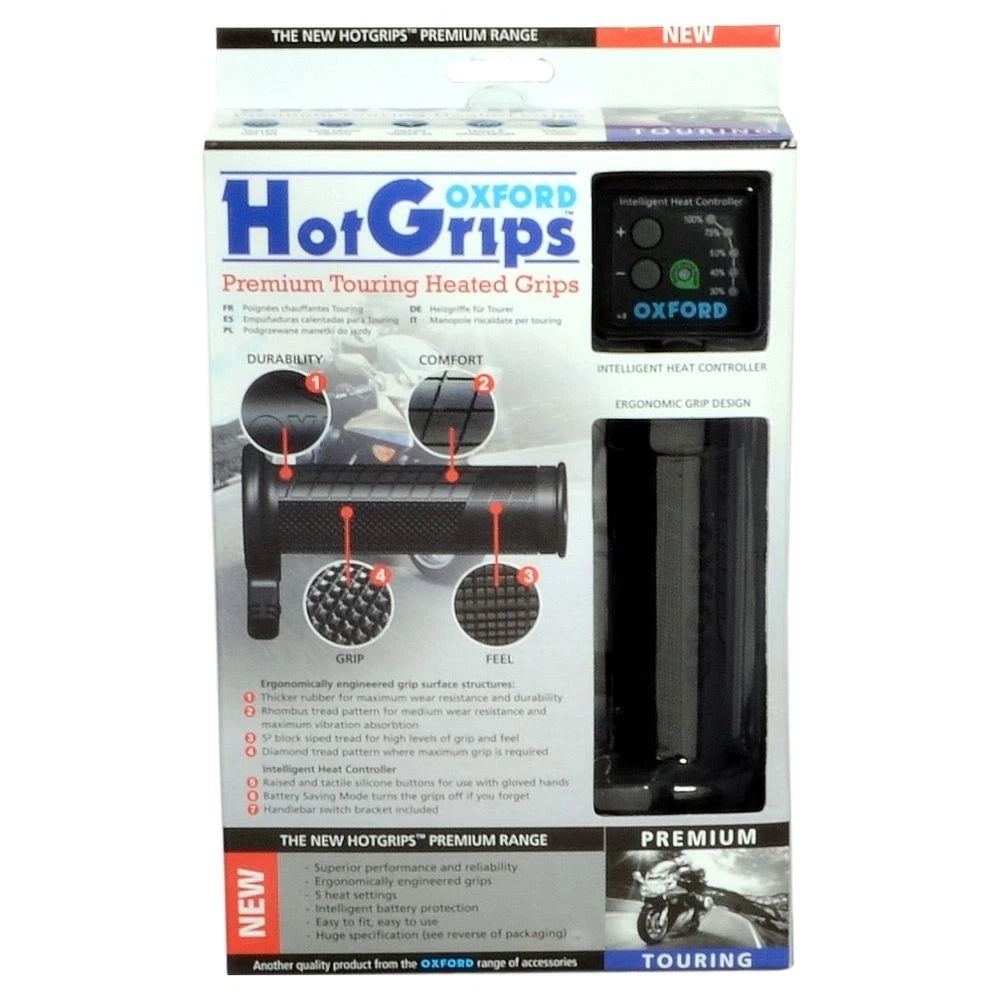 Oxford OF691 Premium Touring Motorbike Motorcycle Heated Handlebar Hot Grips