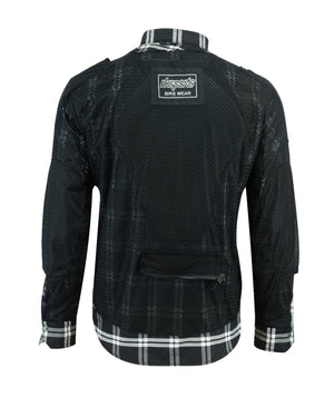 RKsports Motorcycle Motorbike Mesh OLD Lined New Shirt Men Ladies CE Armoured