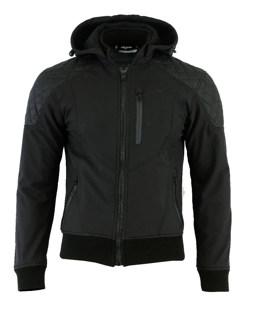 RKSports Motorcycle Motorbike CE Armor Waterproof Soft Shell Hoody Hoodie Jacket