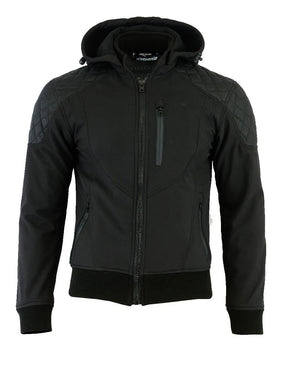 RKSports Motorcycle Motorbike CE Armor Waterproof Soft Shell Hoody Hoodie Jacket