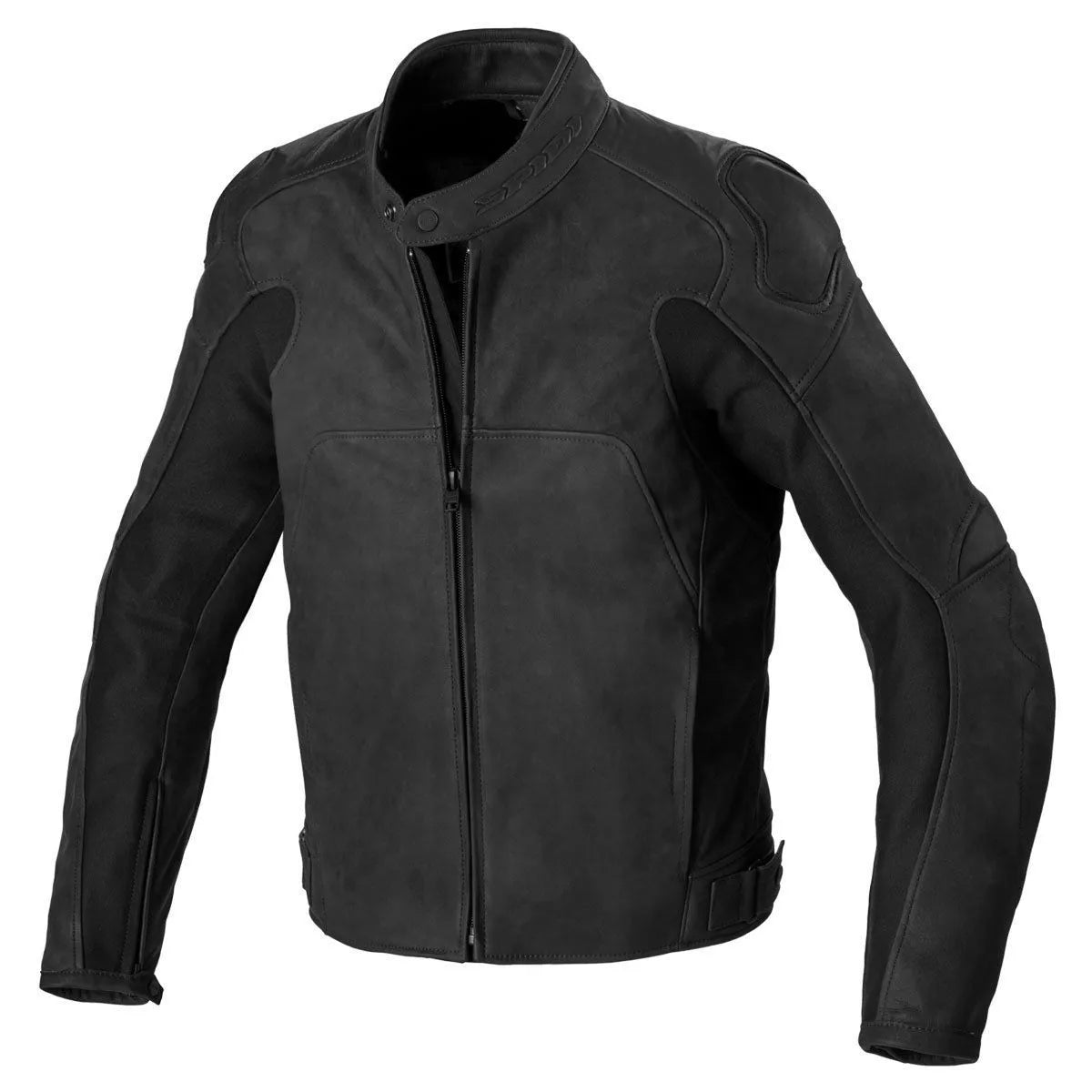 Spidi Evotourer Black Motorcycle Motorbike Leather Touring Jacket (Men)