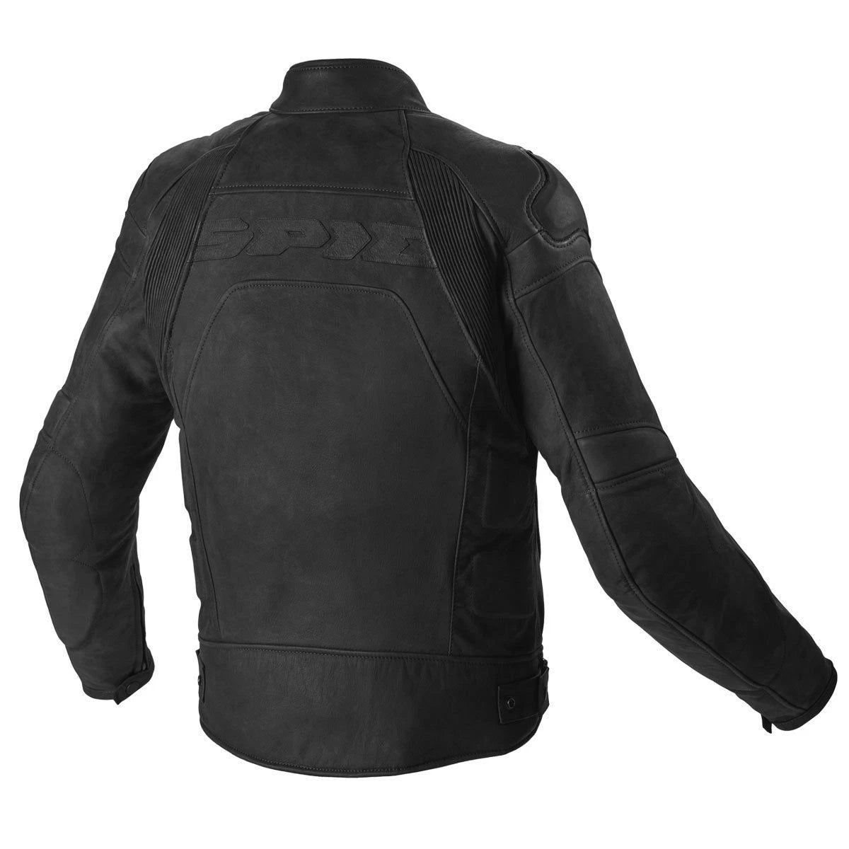 Spidi Evotourer Black Motorcycle Motorbike Leather Touring Jacket (Men)
