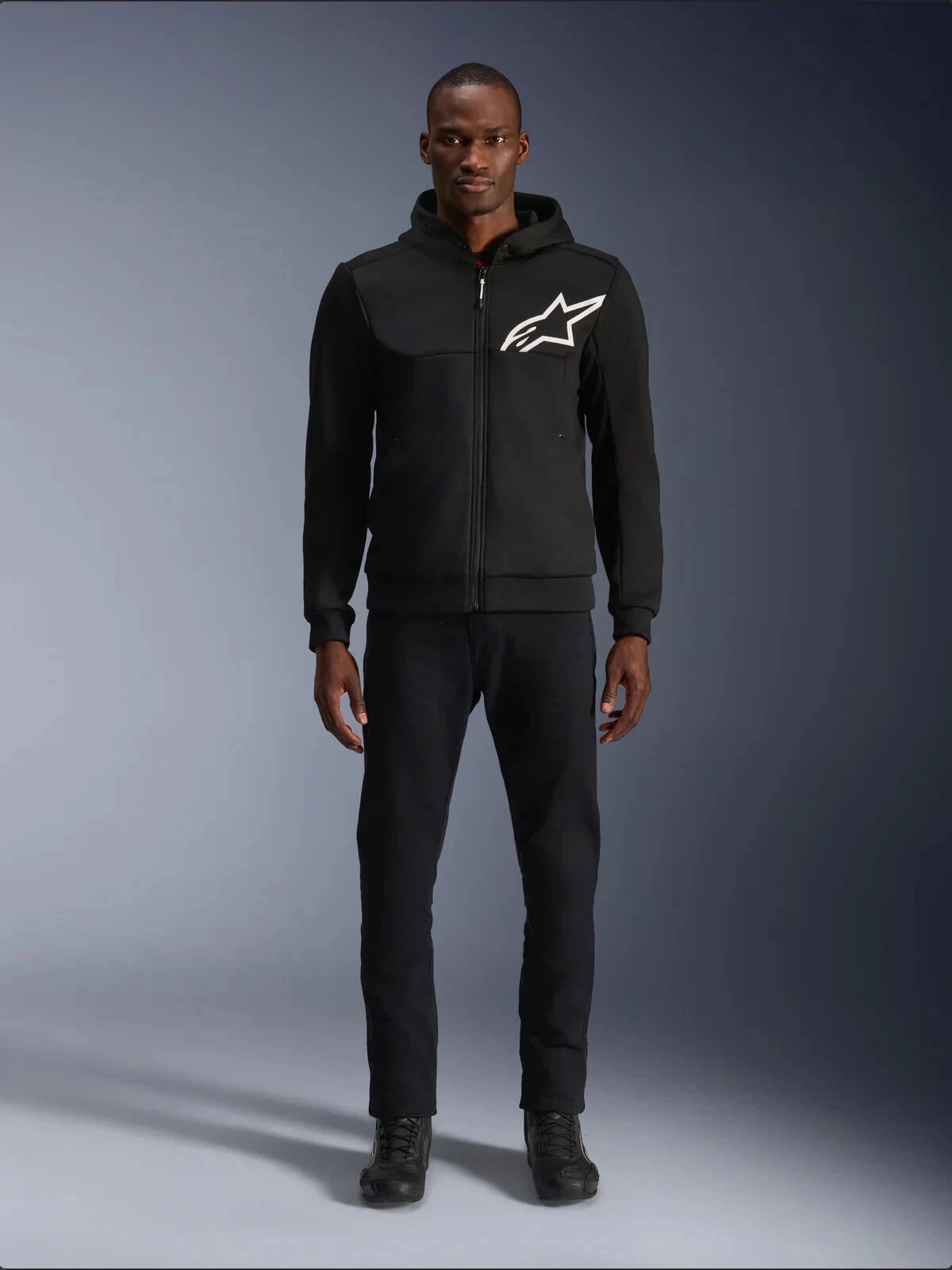 Alpinestars SEKTOR Tech Motorcycle/Motorbike Casual look Sports Hoodie-Black