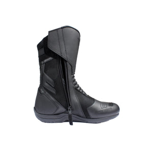 RKSPORTS  STYLE MODEKA MENS MOTORCYCLE MOTORBIKE  TOURING  BLACK LEATHER  BOOTS