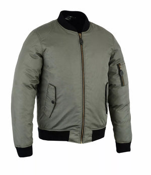 RKS Mens Motorcycle Motorbike Waterproof Jacket Bomber CE Armored Flight Scooter