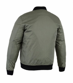 RKS Mens Motorcycle Motorbike Waterproof Jacket Bomber CE Armored Flight Scooter