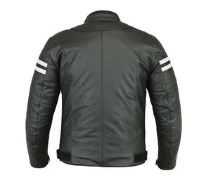 Rksports Speed-2 Mens Fashion Leather Motorcycle Motorbike Jacket with Armour