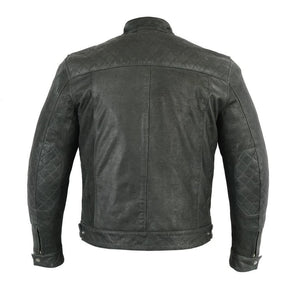 Rksports Gear Mens  Fashion Leather Motorcycle motorbike Jacket with Armour