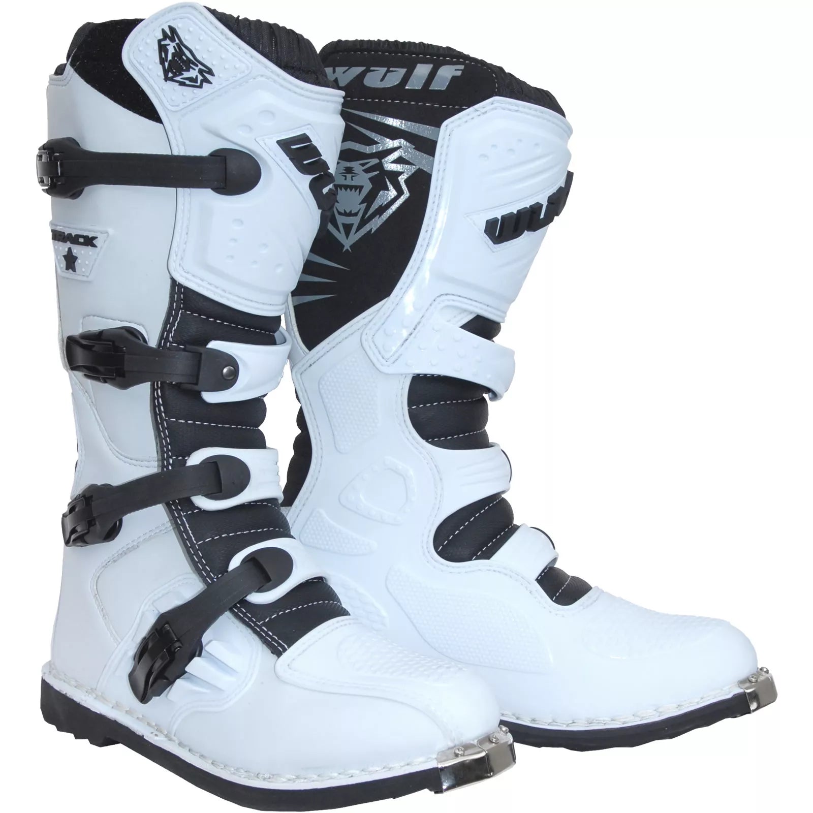 Wulf Track Star Motocross Boots Off Road Sports Leather Bike ATV